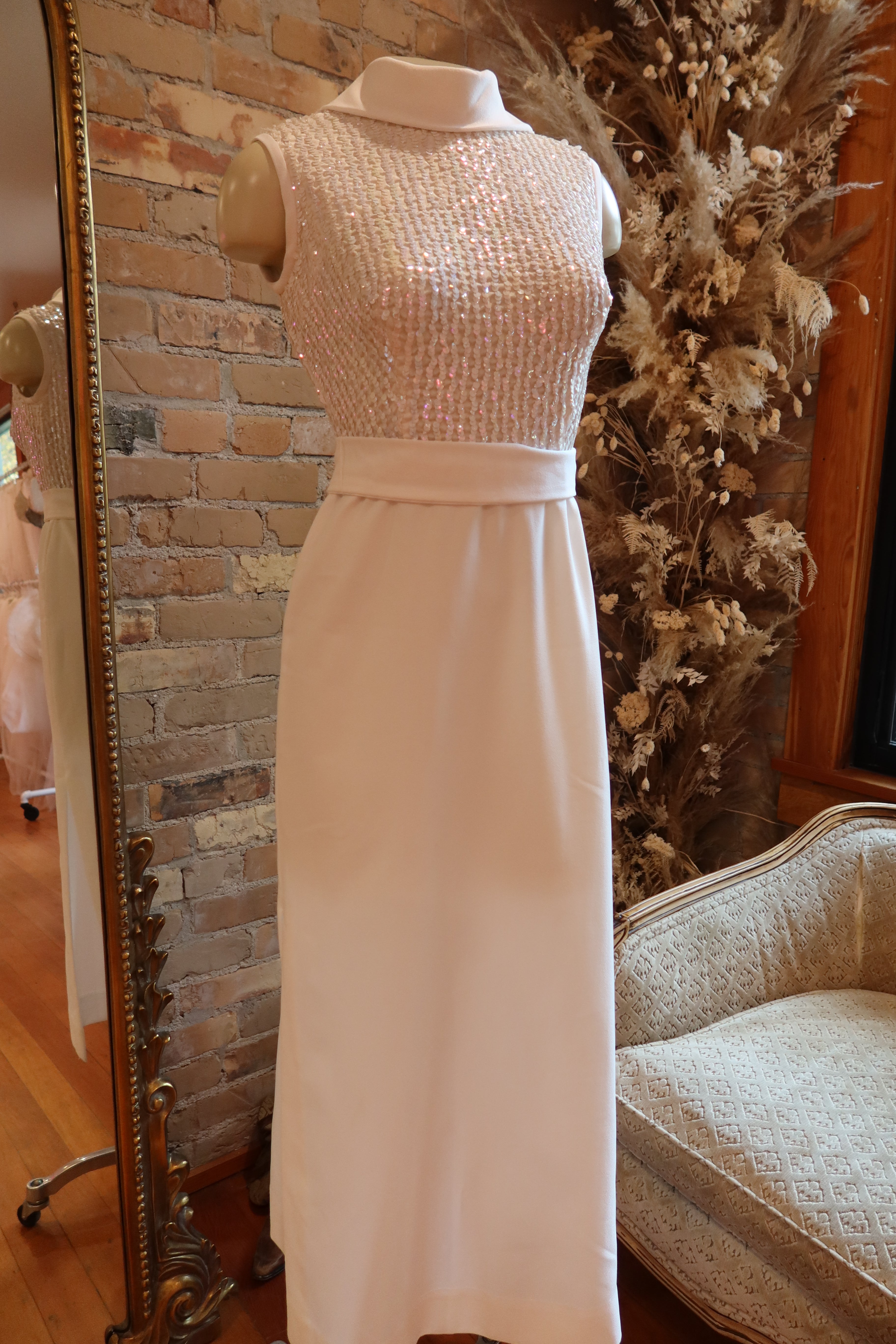 1960s Mod Sequin Dress