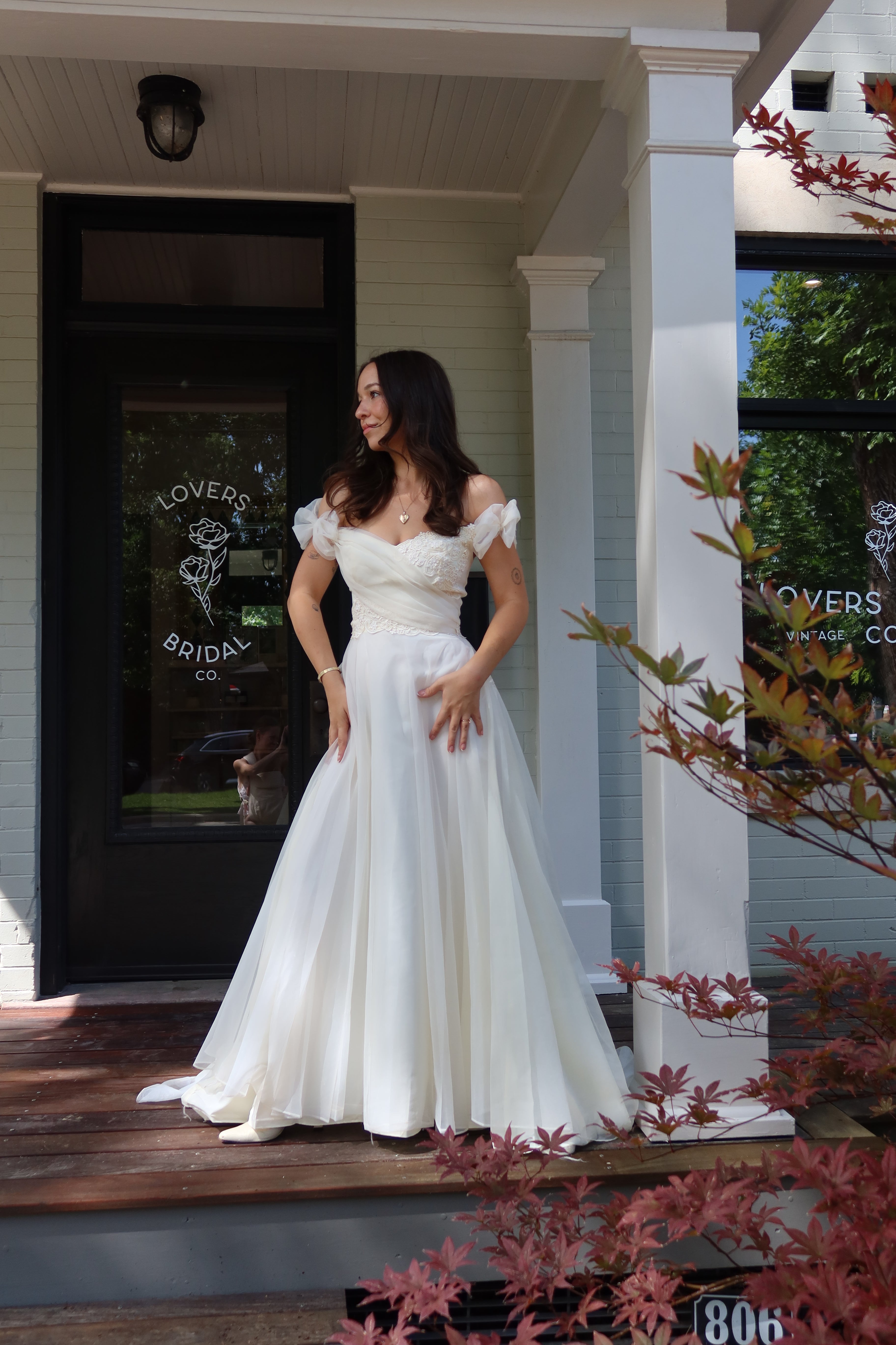 1973 Draped Chiffon Spring Gown