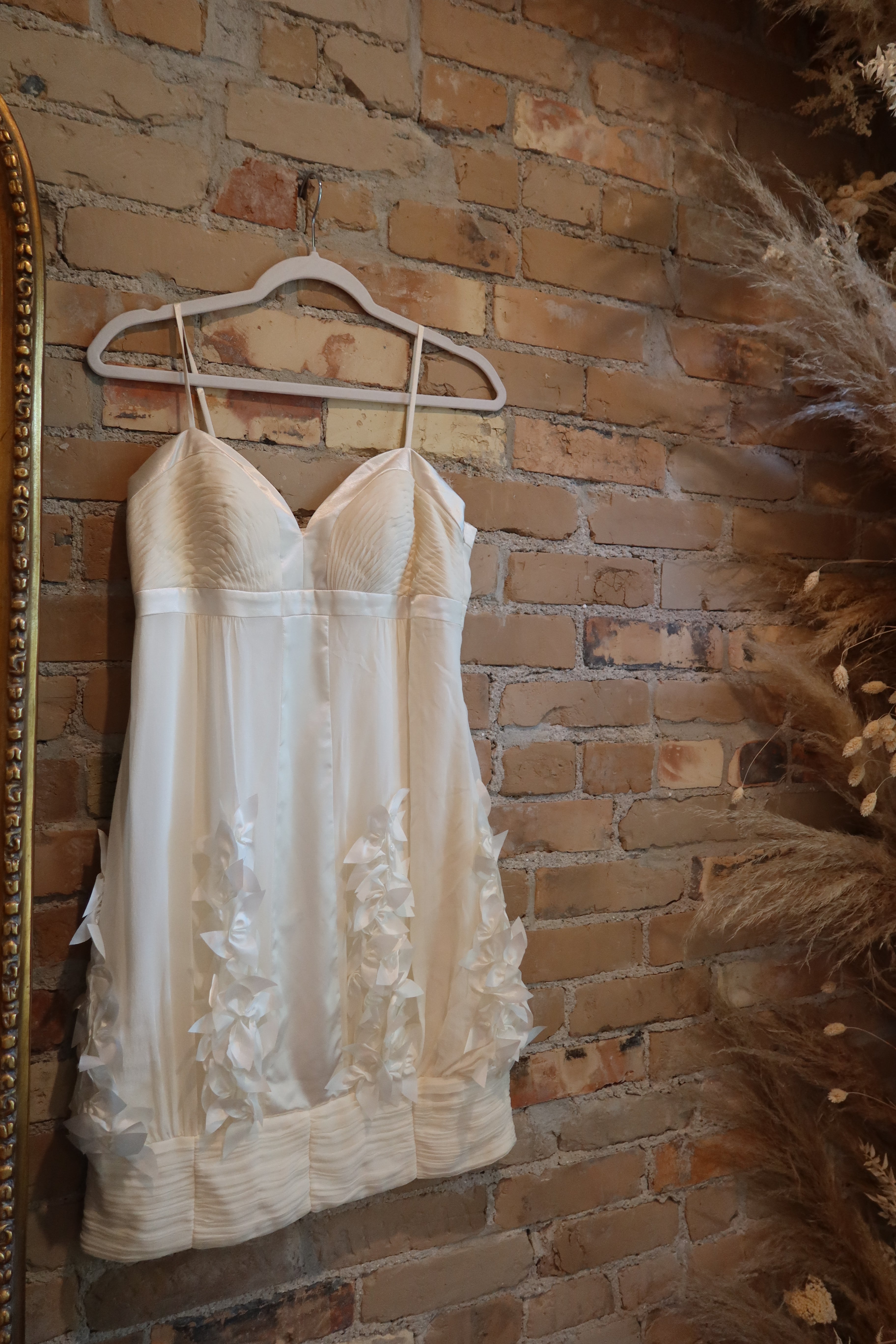 Y2K 100% Silk Reception Dress