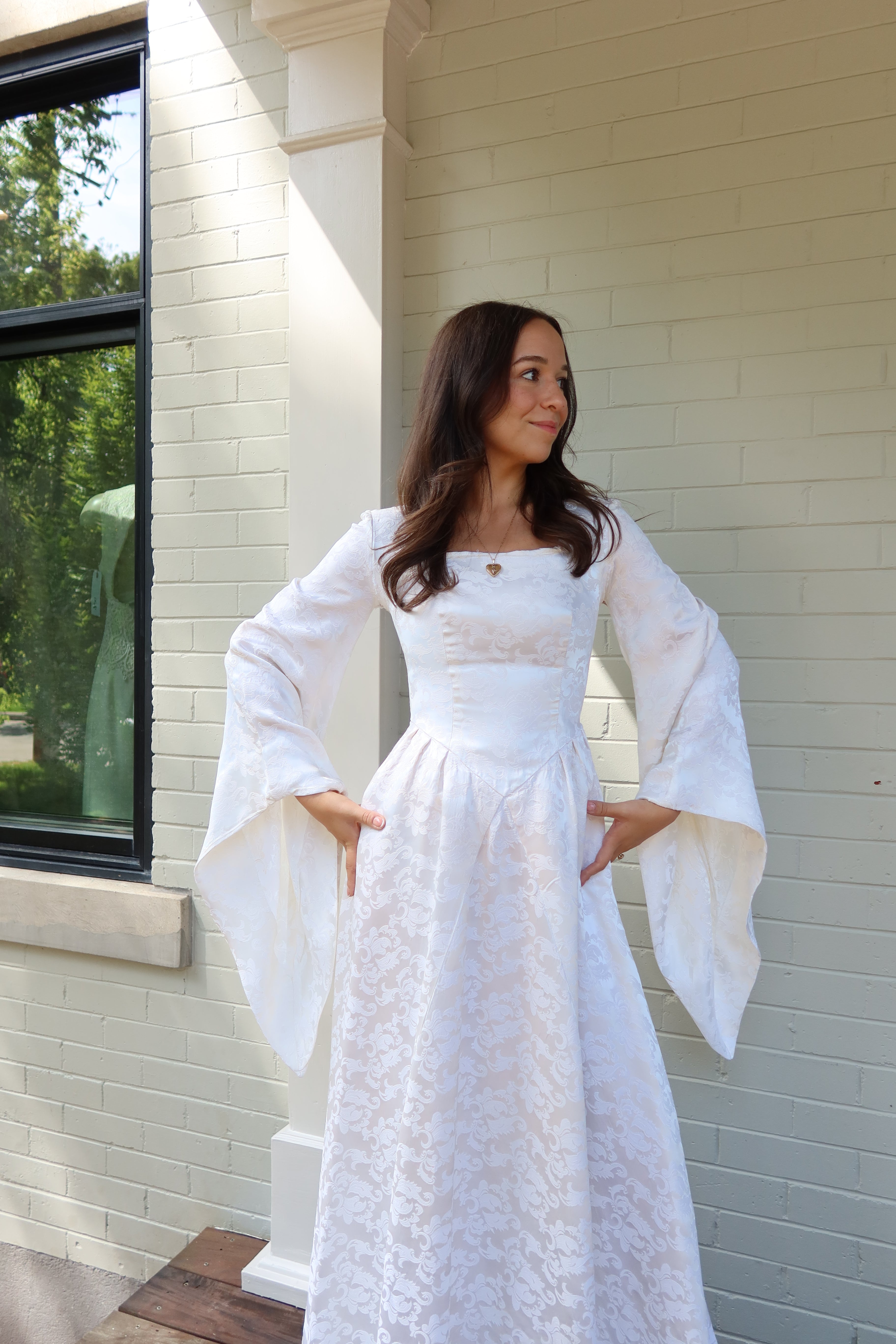 1940s Angel Wing Gown