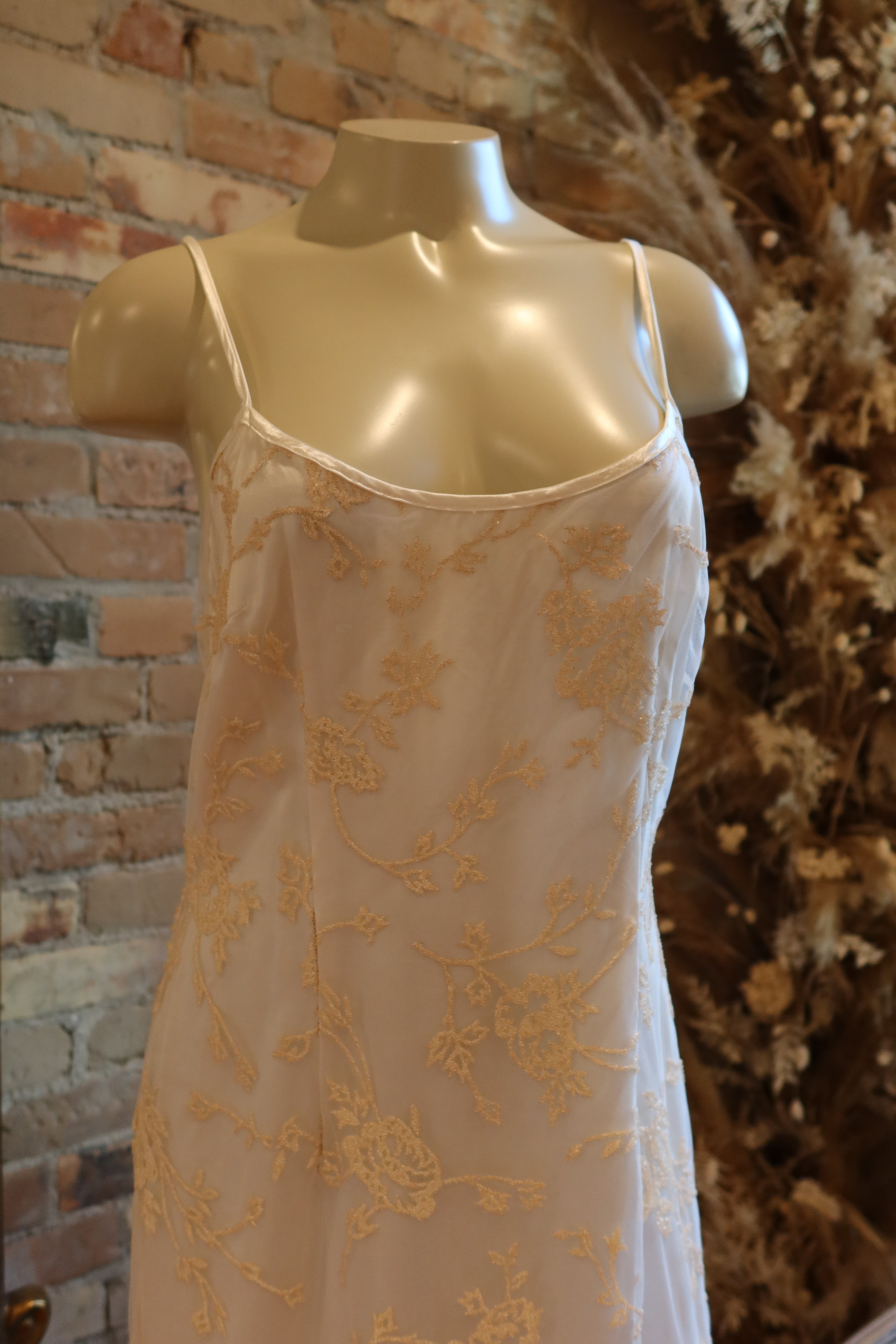 1990s Beaded Slip Dress