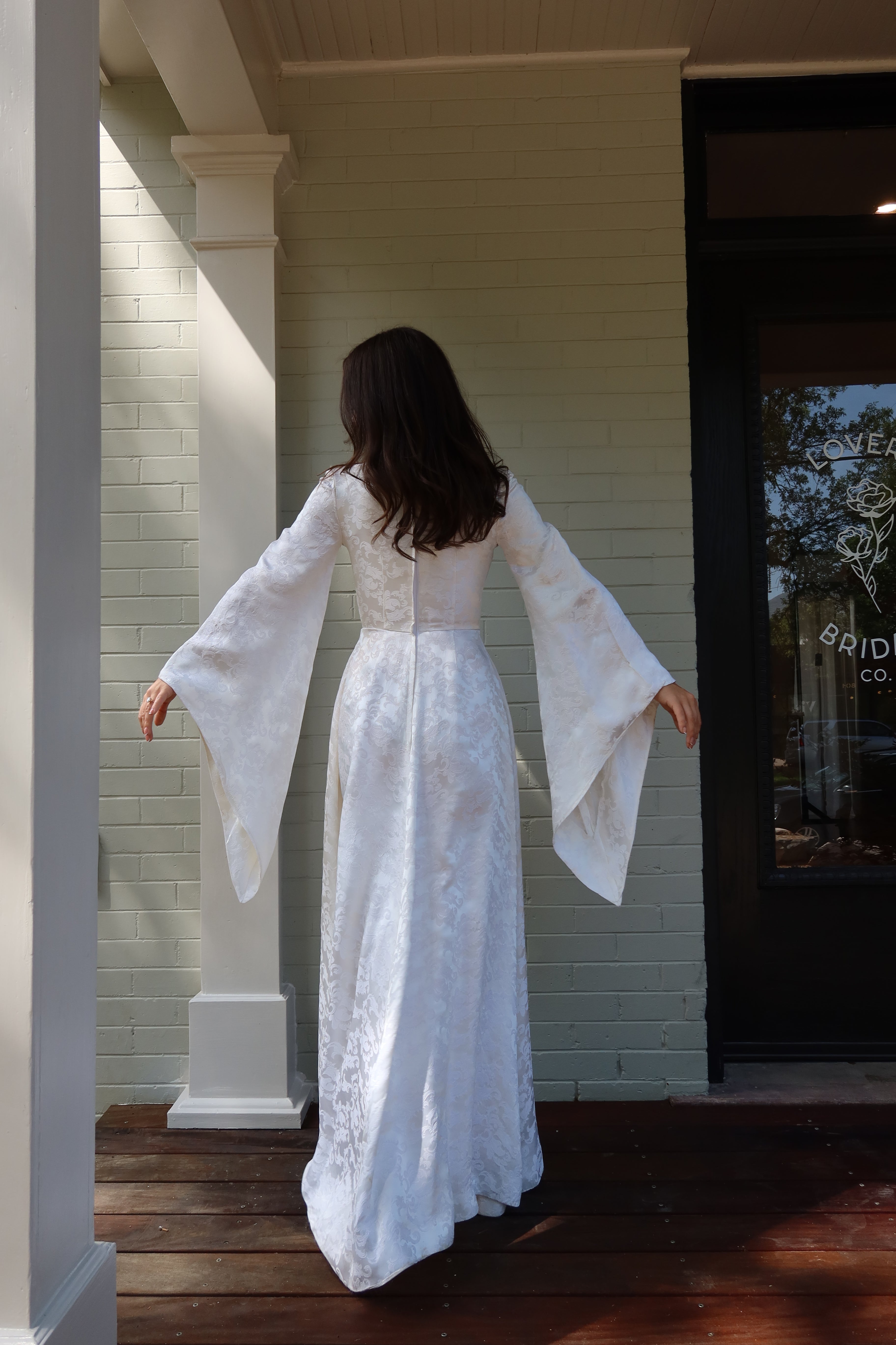 1940s Angel Wing Gown