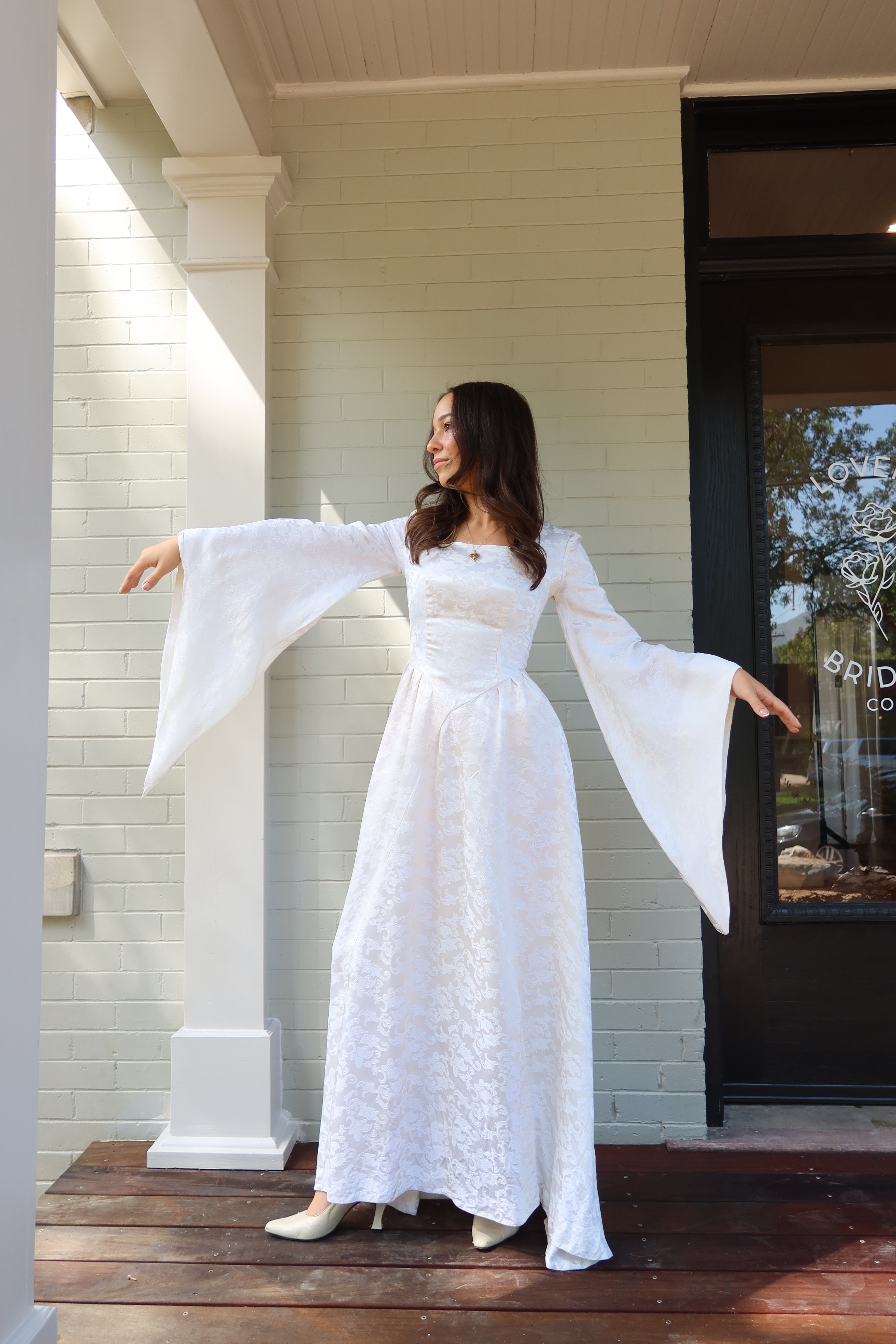 1940s Angel Wing Gown